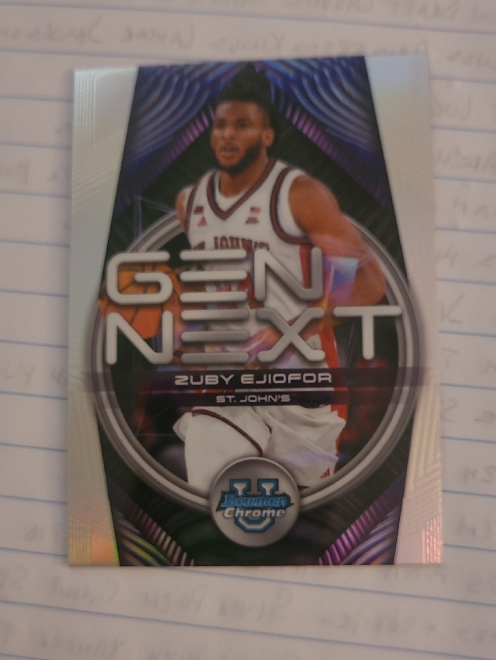 Topps Gen Next Basketball Card - Purple, White, Black